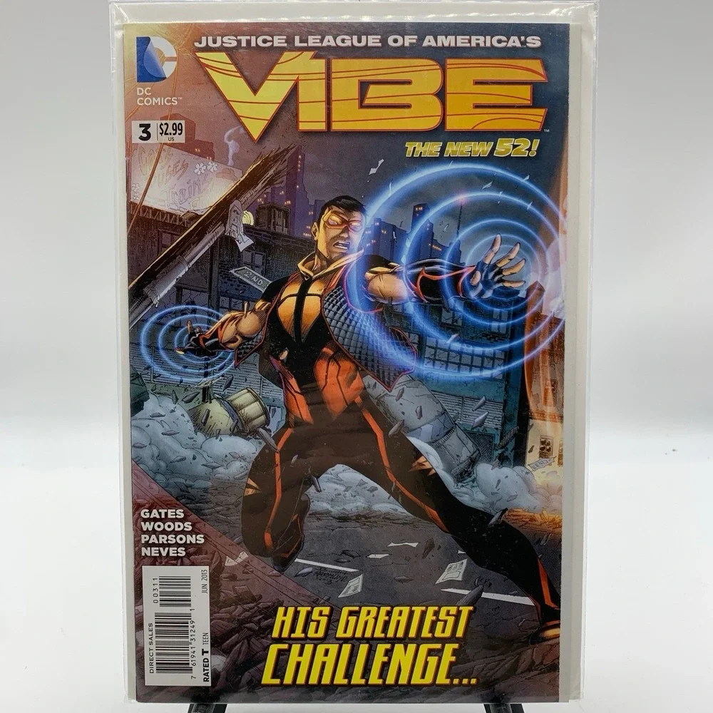 Justice league of America Vibe #3 DC Comics 2013 Bagged And Boarded‎